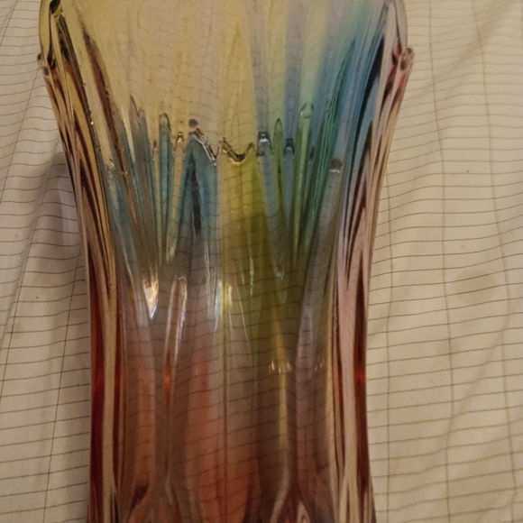 Multicolor Glass Vase - Picture 6 of 12